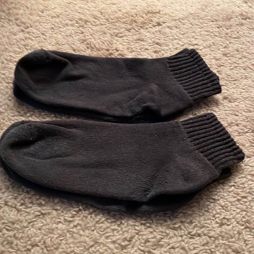 JCPenney 3/4 top black athletic socks